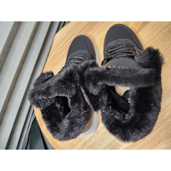 Skechers Uno Lite Bootie – Youth Size 6, Black, Side Zip, memory foam - Picture 8 of 11